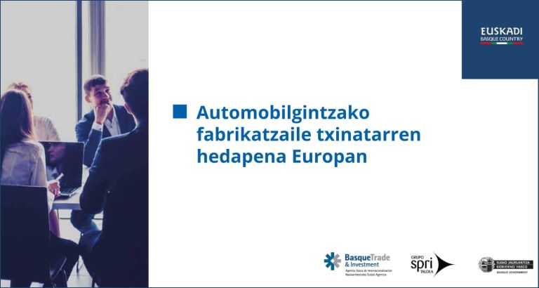 Txinako sektore automotrizaren hazkundea Europan: Euskadiko enpresentzako erronka