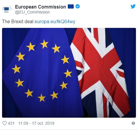 La UE y el Reino Unido llegan a un acuerdo de salida