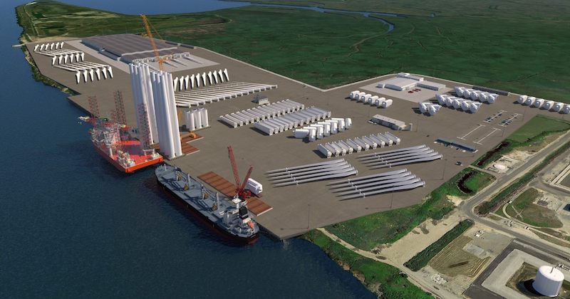 El gobernador de Nueva Jersey anuncia un plan para desarrollar el puerto eólico de Nueva Jersey: el primer puerto eólico marino construido a propósito en los EE. UU