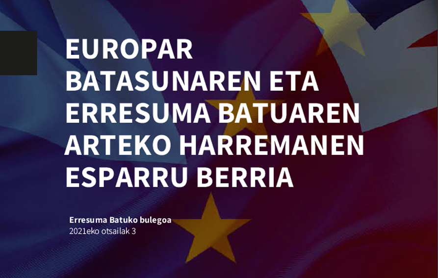 EUROPAR  BATASUNAREN  ETA  ERRESUMA  BATUAREN  ARTEKO  HARREMANEN  ESPARRU  BERRIA