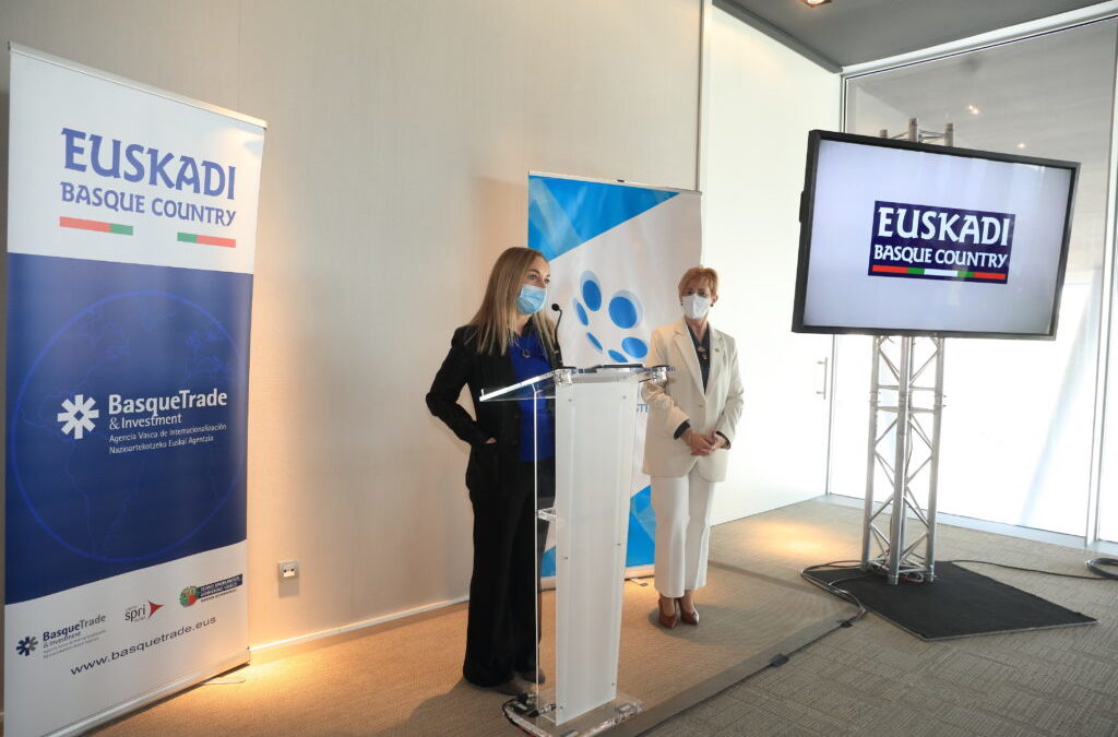 Las delegaciones internacionales del Wind Europe reciben la bienvenida de Basque Trade & Investment